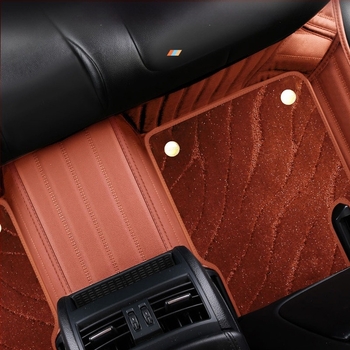 Covorașe auto din piele, dublu strat, cu acoperire totală pentru Renault Koleos (2009–2014)