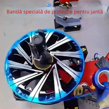 Film protector albastru pentru jante auto – protecție împotriva zgârieturilor, film imprimat albastru
