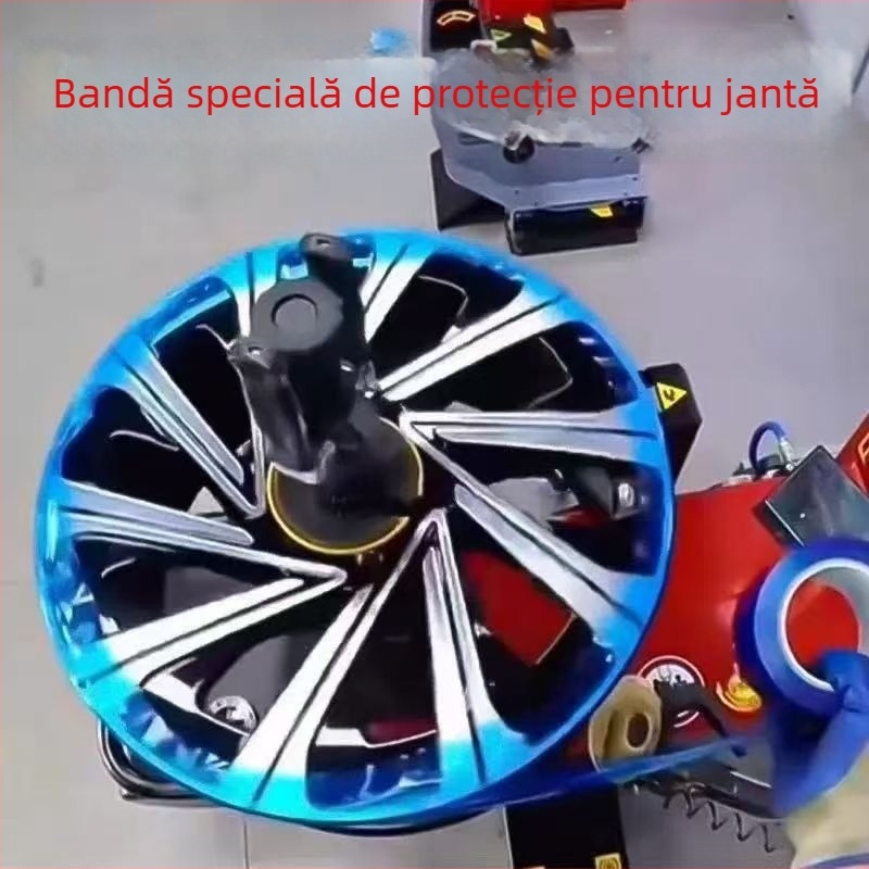 Film protector albastru pentru jante auto – protecție împotriva zgârieturilor, film imprimat albastru