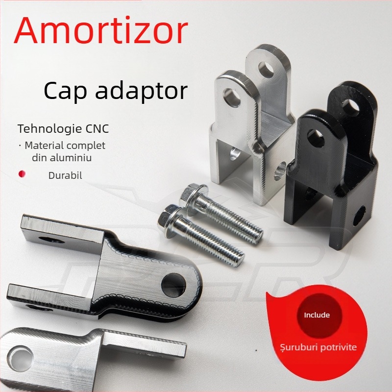 Spacers CNC din aluminiu pentru ridicarea suspensiei spate a motocicletei electrice XiaoNiu U Yadea