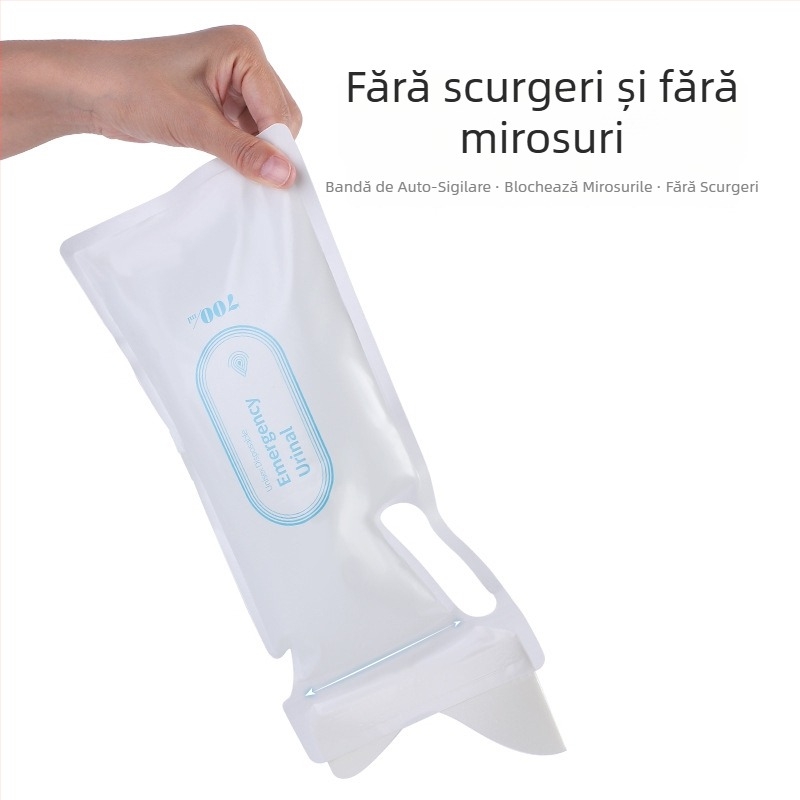 Set de 4 pungi urinare de unică folosință pentru mașină, urinal portabil pentru călătorii