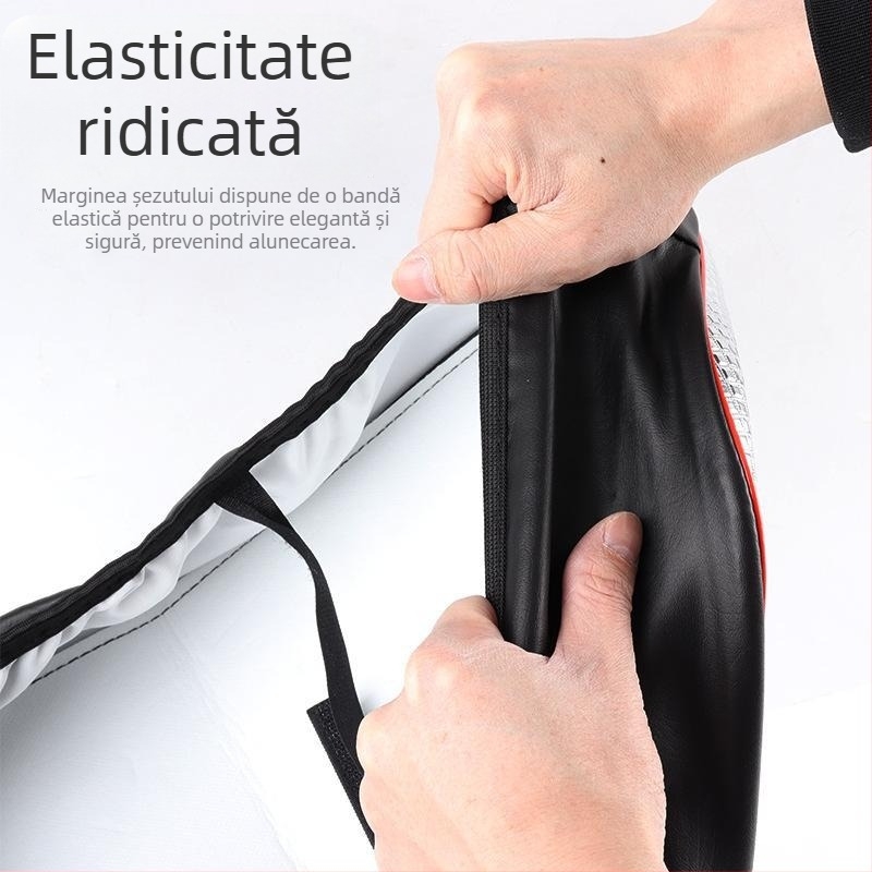 Husă impermeabilă de șa pentru motocicletă, model pătrat-diamant, dimensiune mare, lățită și îngroșată, pentru toate anotimpurile