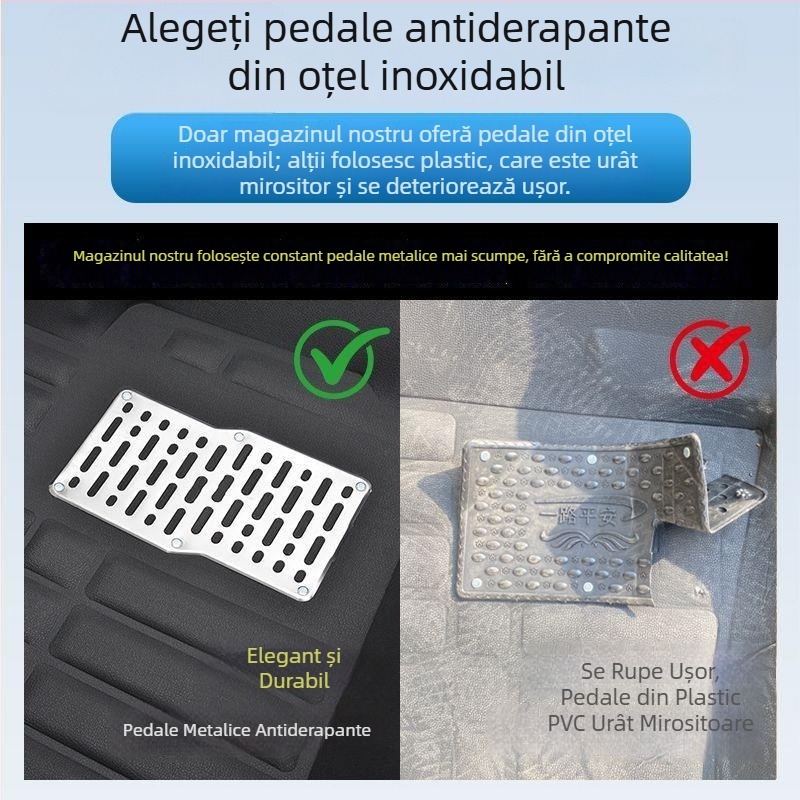 Covorașe de podea pentru mașină, ușor de întreținut, compatibile cu D60/D50, R30/R50, T60/T70 și Star T90