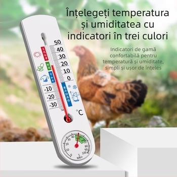 Termometru și higrometru de interior pentru temperatură și umiditate