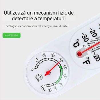 A12-15-3DY Senzor de umiditate și temperatură cu citire directă, pentru uz casnic, cu suport de agățare, pentru sere de cultură