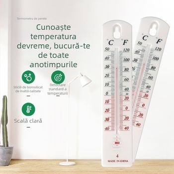 Higrometru-thermometru pentru uz casnic, cu senzor de umiditate interior și termometru, precizie înaltă pentru agricultură și sere