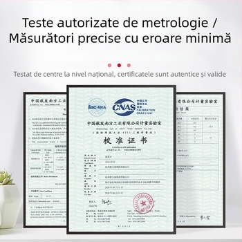 Delixi Electric termometru și higrometru interior, cu tub de sticlă, măsurare a temperaturii uscate și umede, precis