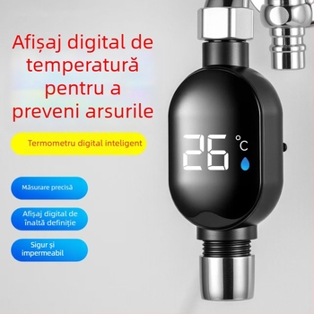 Termometru de apă pentru duș casnic, cu afișaj LED, controlul temperaturii pentru baia bebelușilor și copiilor, robinet universal