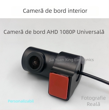 Cameră auto interior 360°, 4 canale, 1080p pentru oglinda retrovizoare