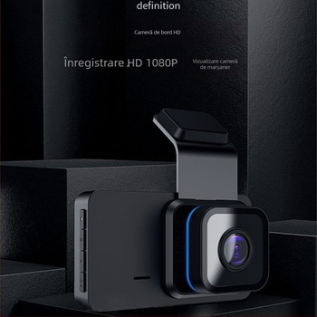 Cameră pentru mașină cu obiectiv dublu de 3,0 inch, înregistrare 1080p față și spate, imagine de parcare, Wi‑Fi, unghi 170°, F2.0, LCD de 3,0 inch