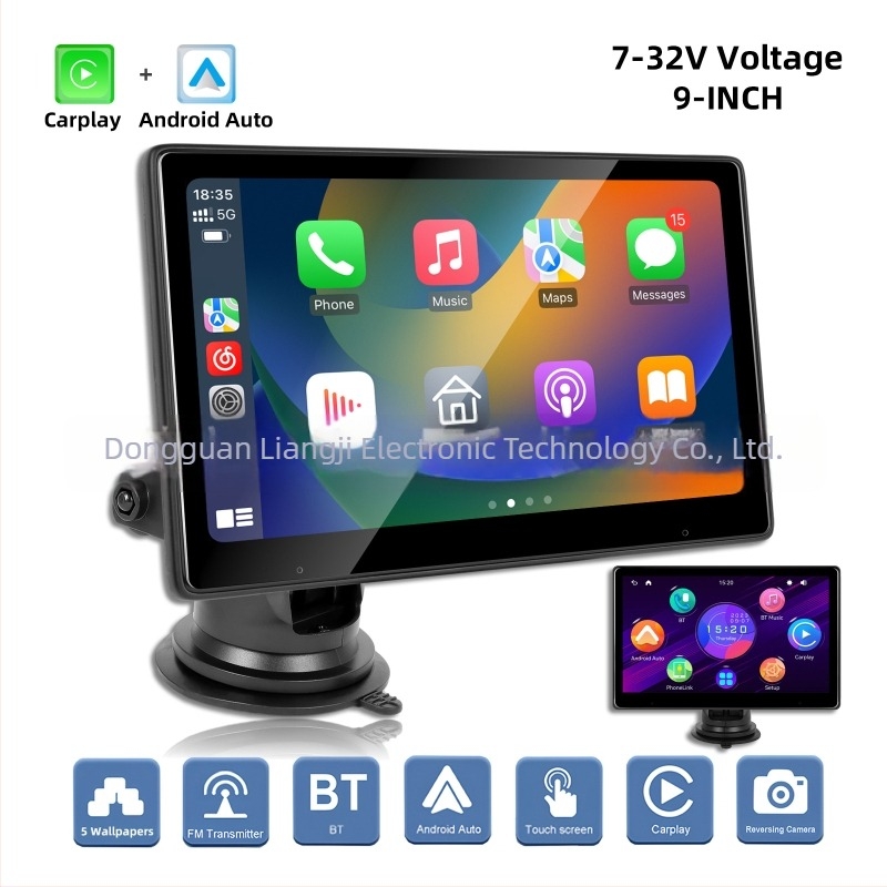 Display navigație CarPlay de 10,1 inch pentru consola centrală, cu cameră de marșarier HD