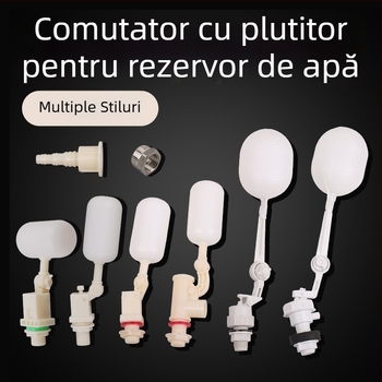 Accesorii pentru rezervor de apă cu conector de 1/2 inch, întrerupător plutitor pentru alimentare automată cu apă și recipient de dozare