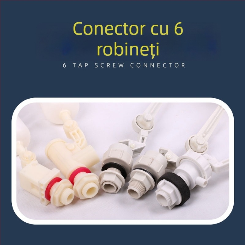 Accesorii pentru rezervor de apă cu conector de 1/2 inch, întrerupător plutitor pentru alimentare automată cu apă și recipient de dozare
