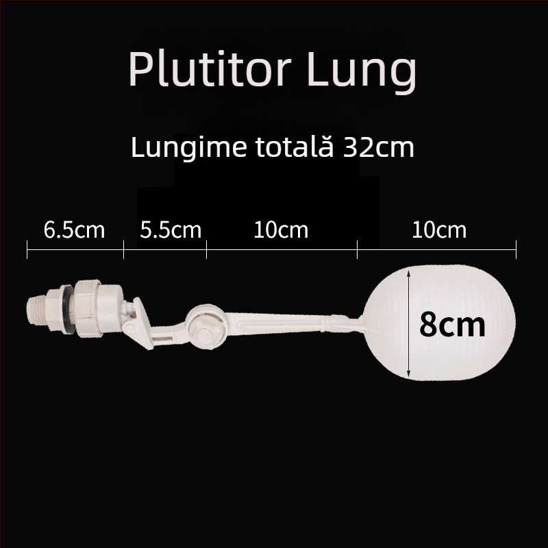Accesorii pentru rezervor de apă cu conector de 1/2 inch, întrerupător plutitor pentru alimentare automată cu apă și recipient de dozare