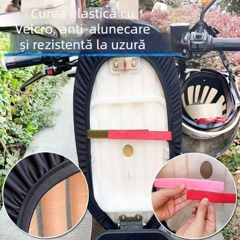 Husă de șezut din bumbac, respirabilă, pentru vehicule electrice, antiderapantă, cu izolație termică