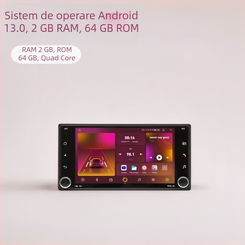 Player multimedia auto de 7 inch cu navigație și CarPlay, pentru Toyota Corolla (7870)