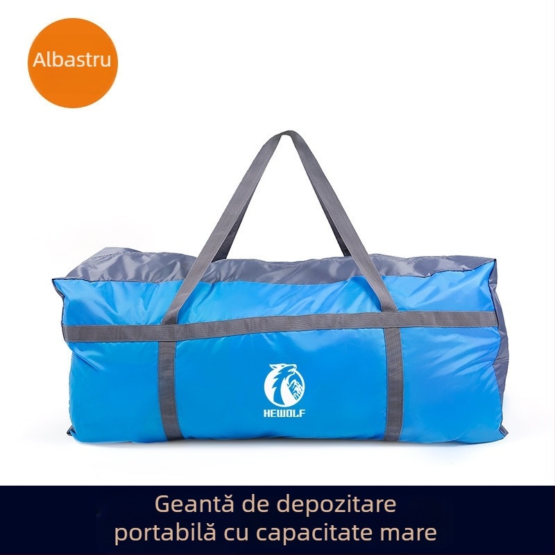 Male Wolf Geantă de depozitare portabilă pentru bagaje, călătorii cu mașina, camping și picnic, geantă de mână din țesătură Oxford cu capacitate mare