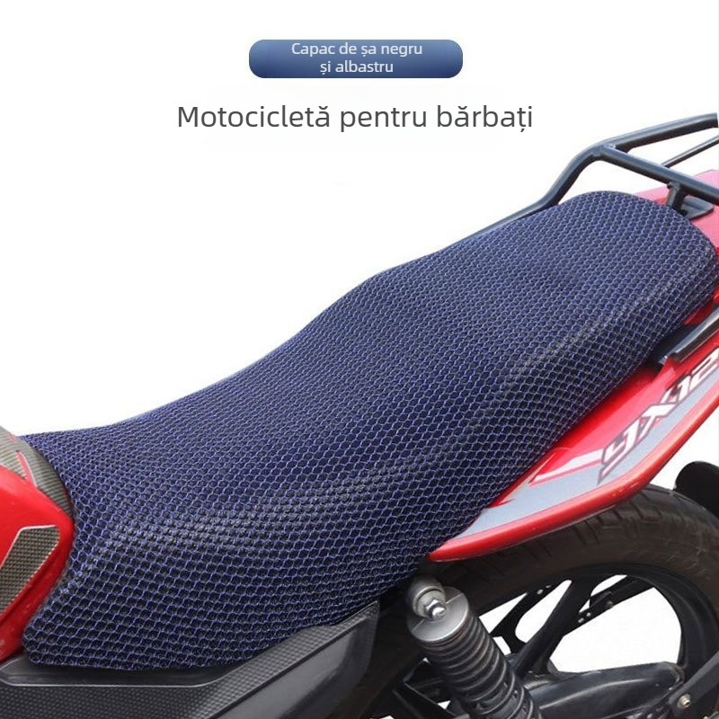Acoperire universală pentru șa de motocicletă 125, model leopard diamant cu stele, protecție solară și respirabilitate, pentru toate sezoanele, îngroșată și respirabilă