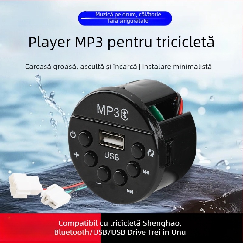 Player de muzică auto cu MP3, radio, Bluetooth și USB – compatibil cu unitatea Shenghao