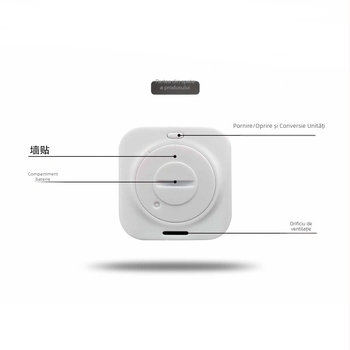 Mini monitor de temperatură și umiditate cu înregistrator Bluetooth pentru laboratoare și dulapuri frigorifice