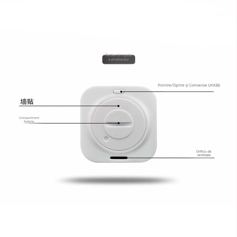 Mini monitor de temperatură și umiditate cu înregistrator Bluetooth pentru laboratoare și dulapuri frigorifice