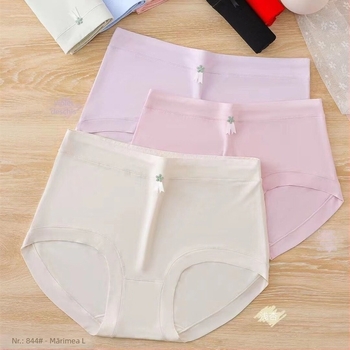 Liyinya 844 lenjerie intimă din modal pentru femei, 50s talie medie, culoare solidă, stil simplu clasic