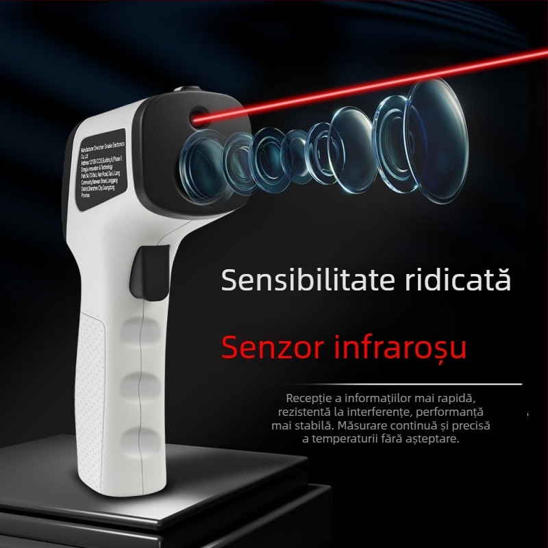 Snaiko SK-550B termometru infraroșu — pistol de temperatură a uleiului, cu precizie înaltă, pentru coacere, temperatură apă, bucătărie și industrie
