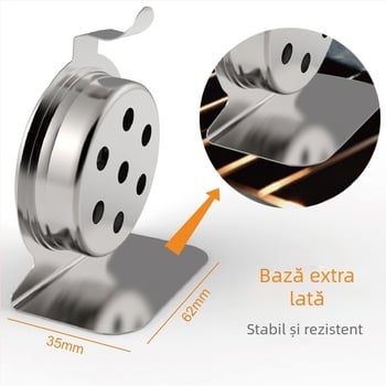 Termometru de cuptor bi-metalic din oțel inoxidabil, bucătărie pentru coacere, temperaturi înalte