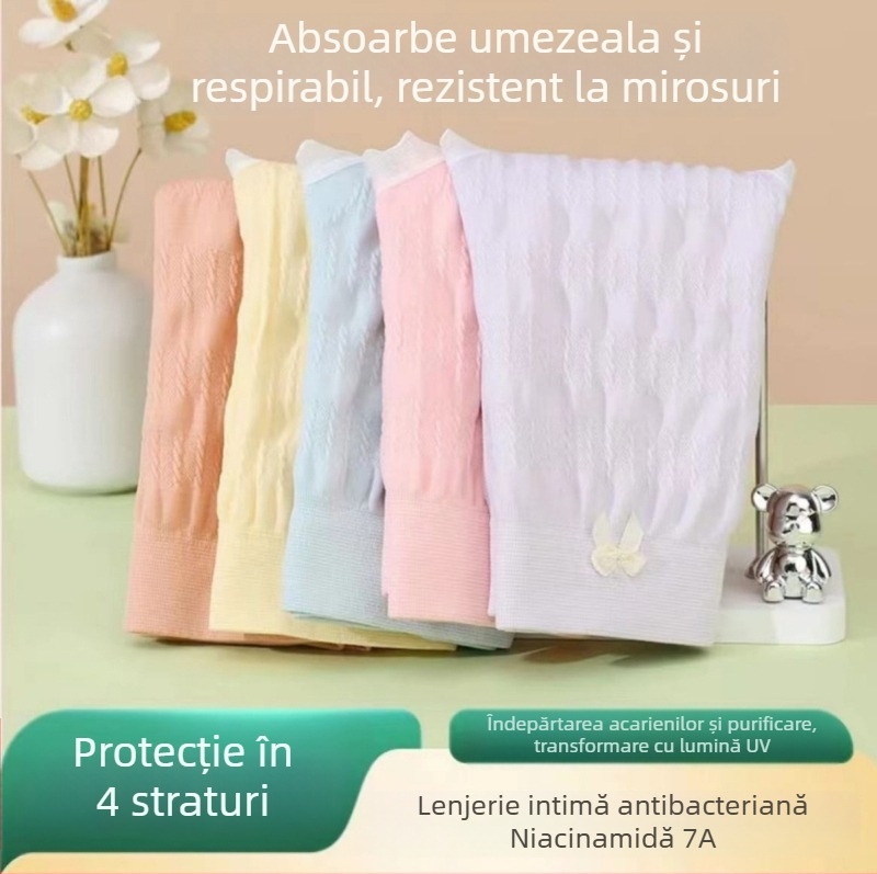 8817 Chiloți damă fără cusături, talie înaltă, panou din bumbac la zona intimă, modelare șolduri