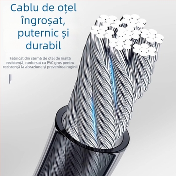Încuietoare portabilă cu combinație anti-furt pentru biciclete de munte și biciclete electrice