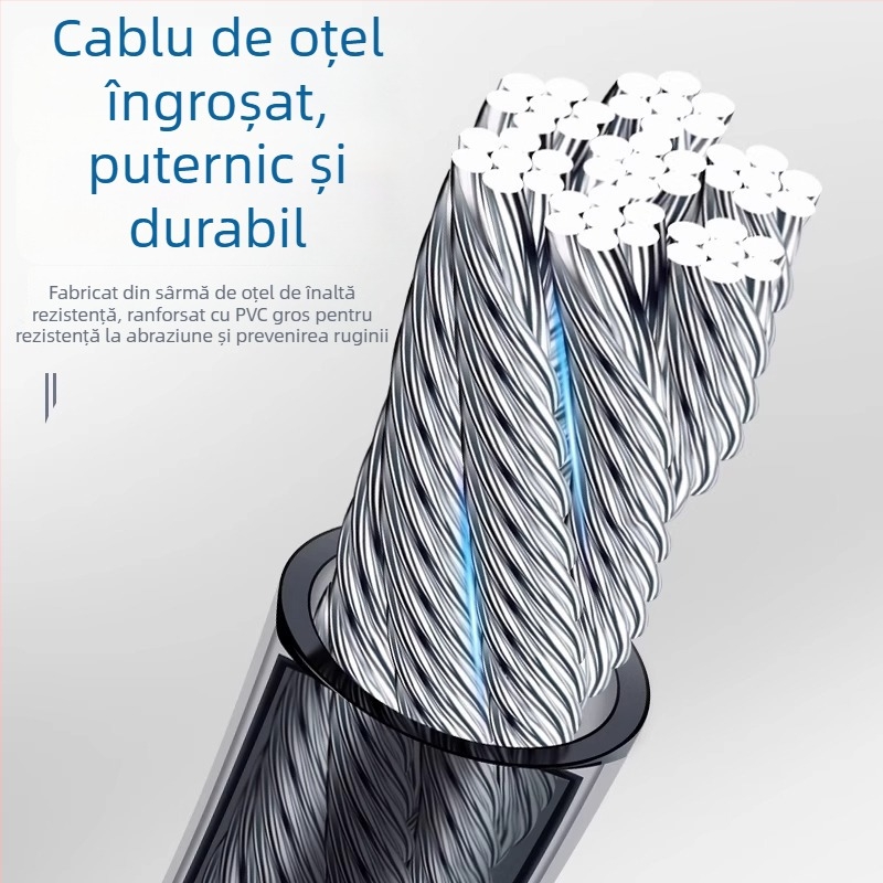 Încuietoare portabilă cu combinație anti-furt pentru biciclete de munte și biciclete electrice