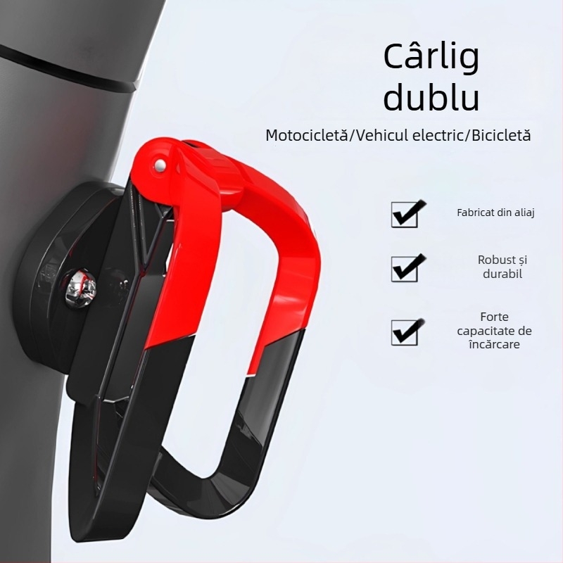 Cârlig universal montat în față pentru scutere, biciclete electrice și motociclete