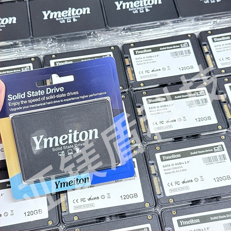 Ymeiton SSD Negru-Alb, SSD pentru desktop, 2,5 inch SATA III, capacități 120GB, 128GB, 256GB, 480GB, 512GB