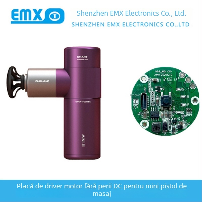 Masaj fascial mini, trei în unu, cu motor DC fără perii și placă de control PCBA