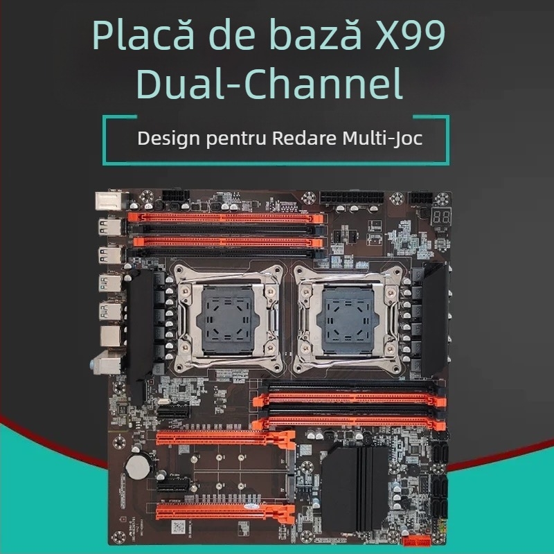 Nouă placă de bază X99 cu dublu canal, socket LGA 2011-3 și DDR4, pentru stații de lucru cu configurații multi-boot