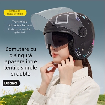 Casca universală pentru vehicule electrice pentru toamnă și iarnă – Cască de siguranță pentru e-bike/motocicletă, 3C certificată