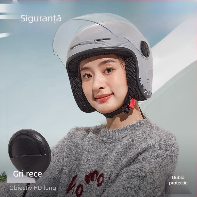 Casca universală pentru vehicule electrice pentru toamnă și iarnă – Cască de siguranță pentru e-bike/motocicletă, 3C certificată