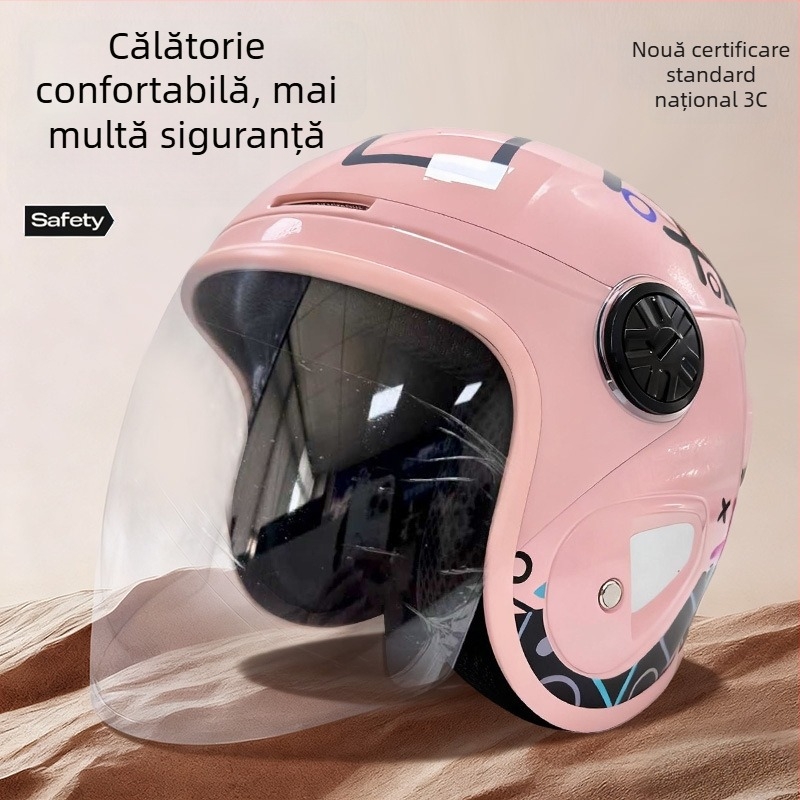 Casca universală pentru vehicule electrice pentru toamnă și iarnă – Cască de siguranță pentru e-bike/motocicletă, 3C certificată