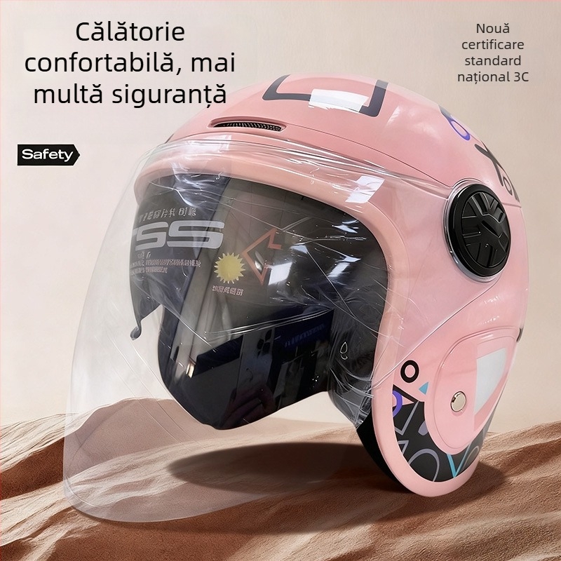 Casca universală pentru vehicule electrice pentru toamnă și iarnă – Cască de siguranță pentru e-bike/motocicletă, 3C certificată