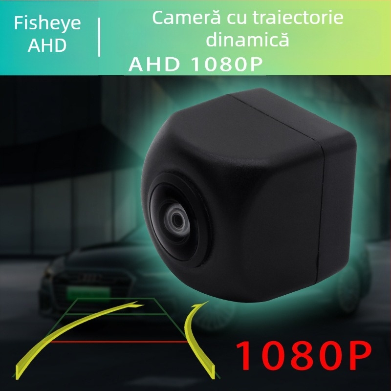 Lentilă fisheye pentru cameră auto Android, vizualizare spate HD AHD