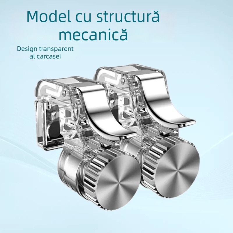 Controler de joc mobil universal R11 cu butoane din aliaj, stil Delta, redă senzația originală a jocului
