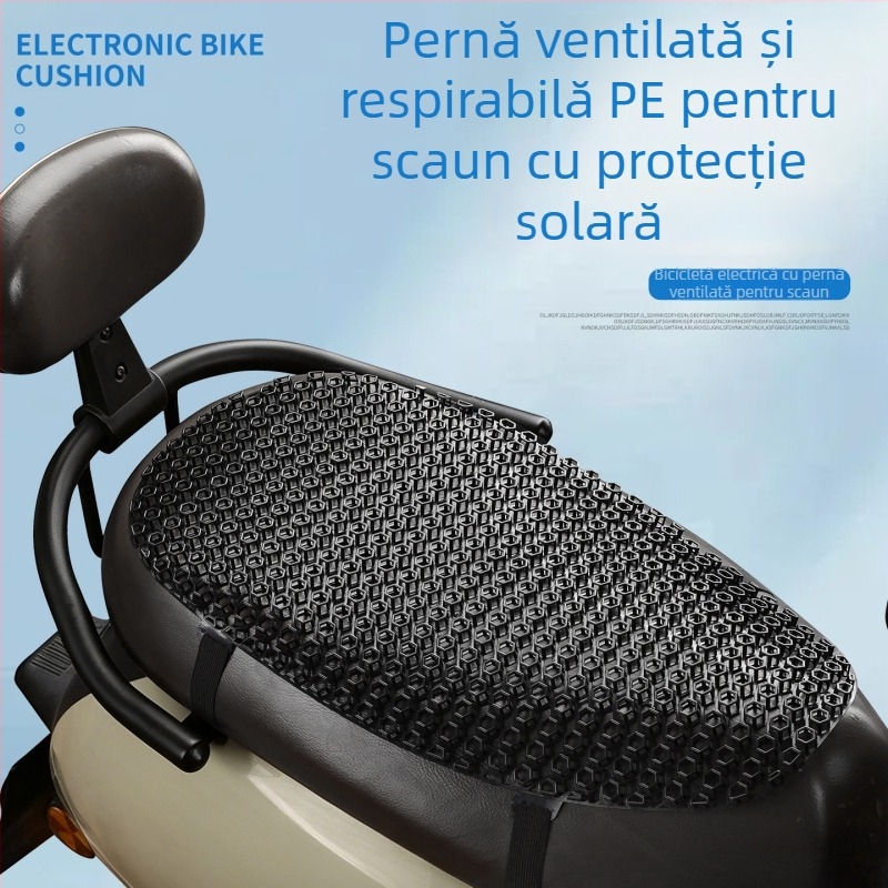 Husă universală pentru șezut pentru vehicule electrice și motociclete, toate anotimpurile, protecție solară, impermeabil, izolație termică, respirabilă