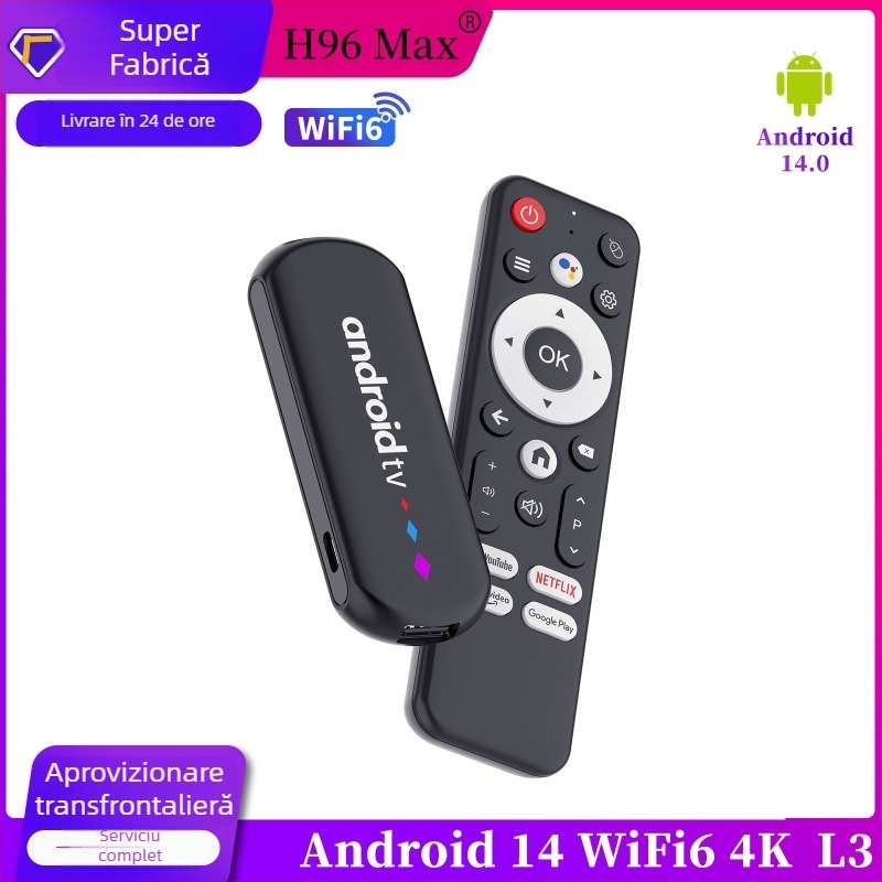 S905L3 Box TV Android 4K, 2GB RAM, 16GB stocare, HDMI, Bluetooth, Wi-Fi