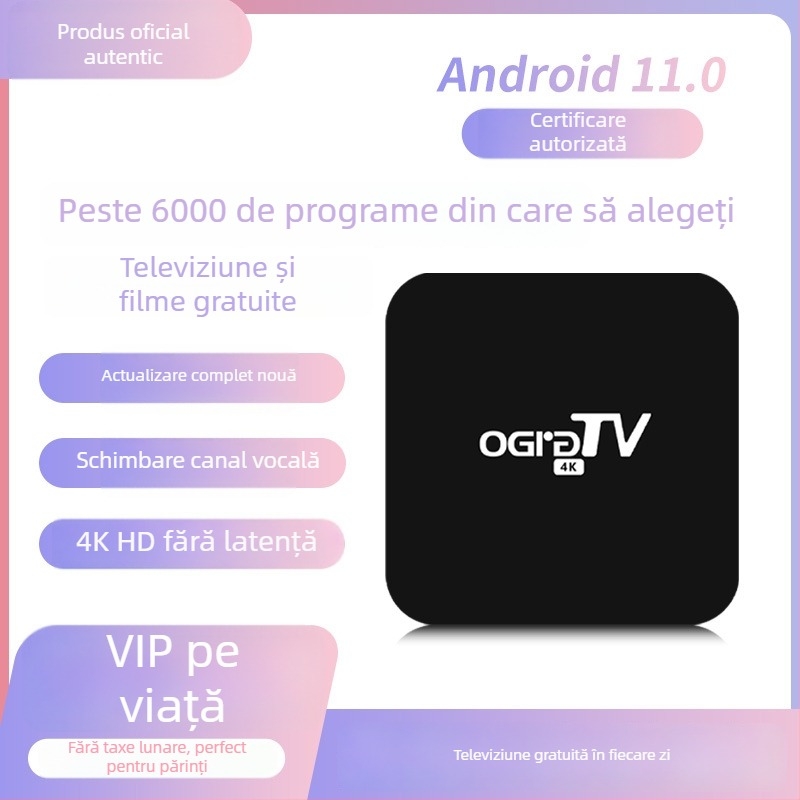 OGRG Box TV wireless Wi-Fi pentru vizionare TV în direct acasă – Smart Home