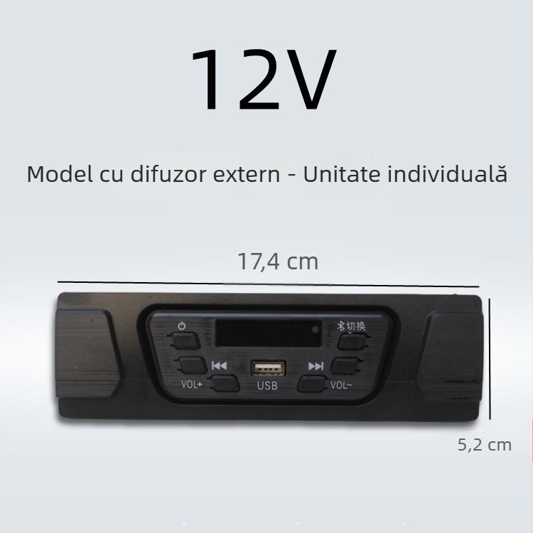 Radio Bluetooth MP3 pentru triciclu electric 12V