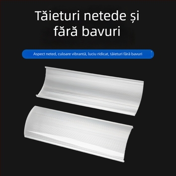 Abajur LED extrudat din PC, transparent, bandă lineară pentru exterior