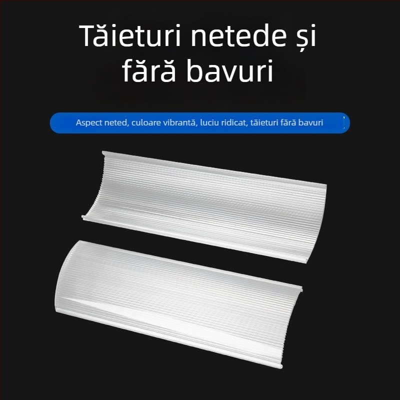 Abajur LED extrudat din PC, transparent, bandă lineară pentru exterior
