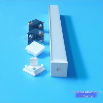 LED montat pe suprafață 1616V, tip V, kit canal din aluminiu, lampă pentru dulap, carcasă profil din aluminiu, capac PC în formă de L