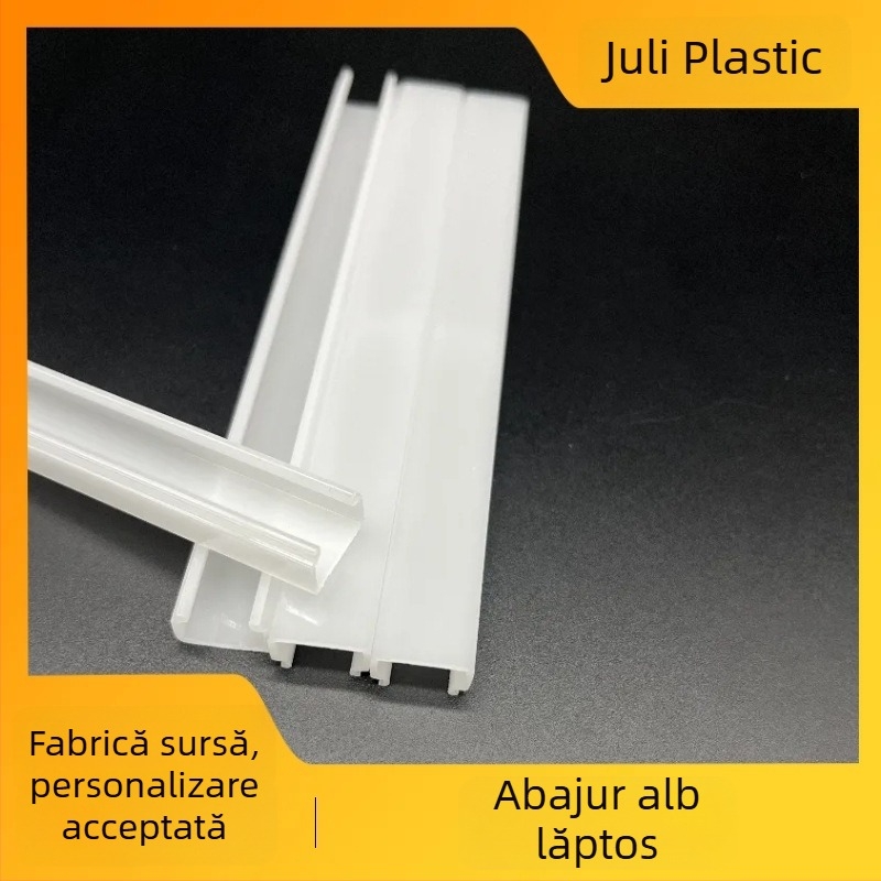 Abajur PC alb lăptos K157 pentru iluminare LED liniară