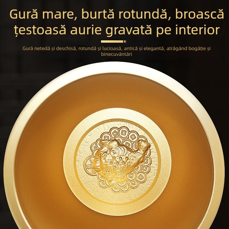 Vas de comoară din cupru pentru decorul casei, stil chinezesc